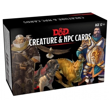 DnD 5e - Creatures & NPC Cards (182 kort)